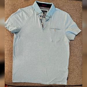 Ted Baker, light blue Polo size 3 (medium)